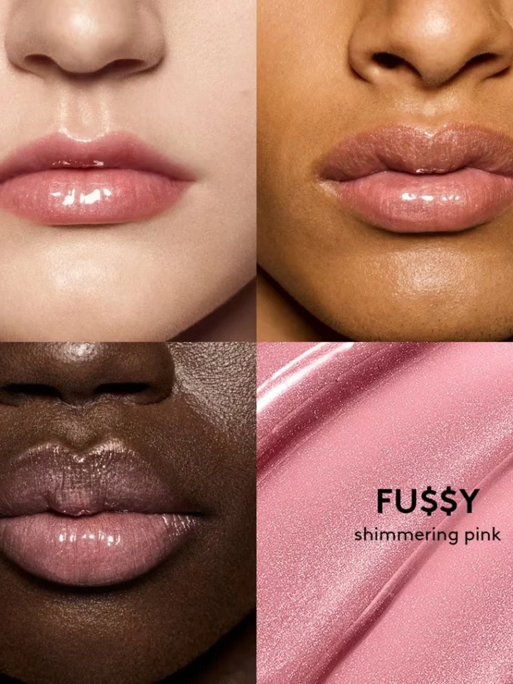 Fenty Beauty Gloss Bomb Universal Lip Luminizer • Fu$$y • Shimmering Pink • Mini